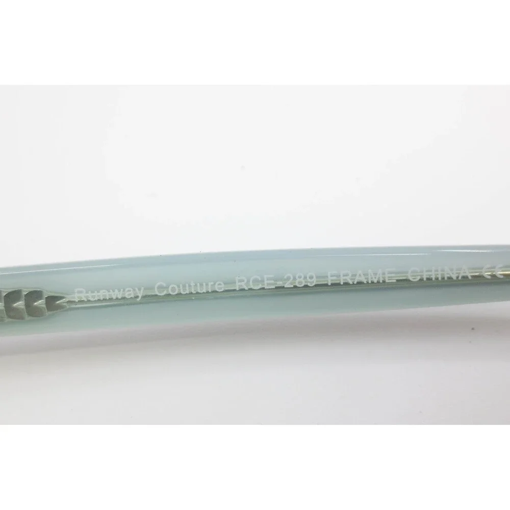 Runway Couture RCE-289 Eyeglasses Tortoise Mint Green Rectangular Frames